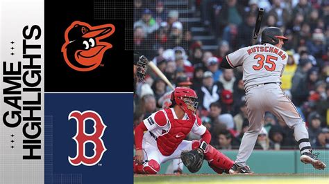 baltimore orioles vs red sox match player stats